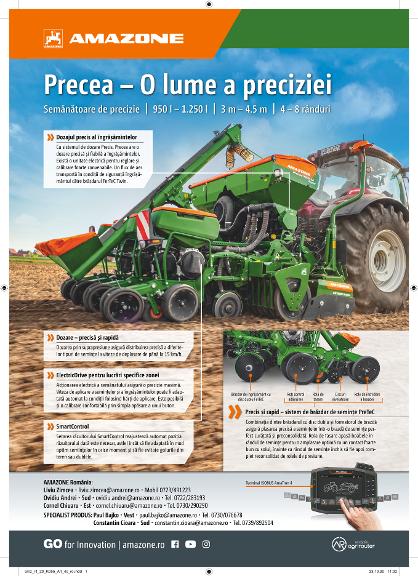 Anzeige „Precea – O lume a preciziei", A4, 4c, ro