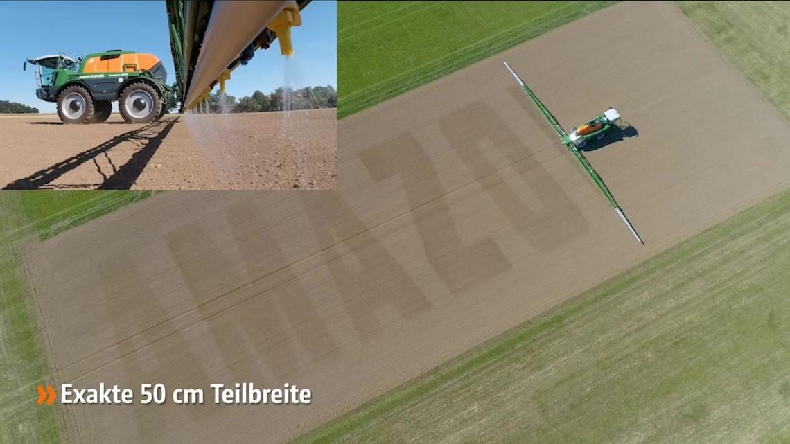 Video Schriftzug spitzen mit EInzeldüsenschaltung AmaSelect