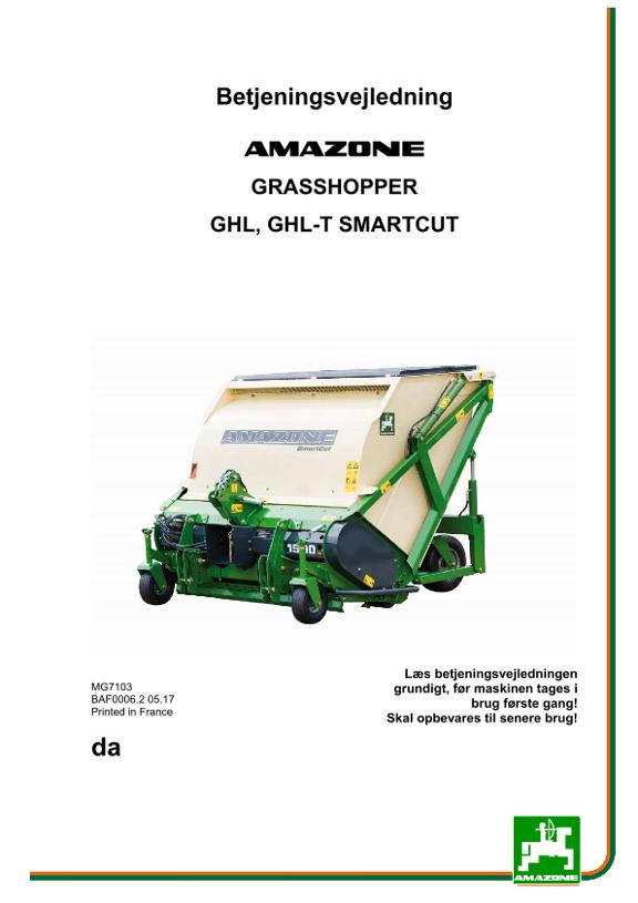 Brugsanvisning GHL / GHL-T-02