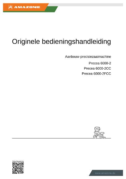 Bedieningshandleiding PRECEA 6000-2/-2CC/-2FCC