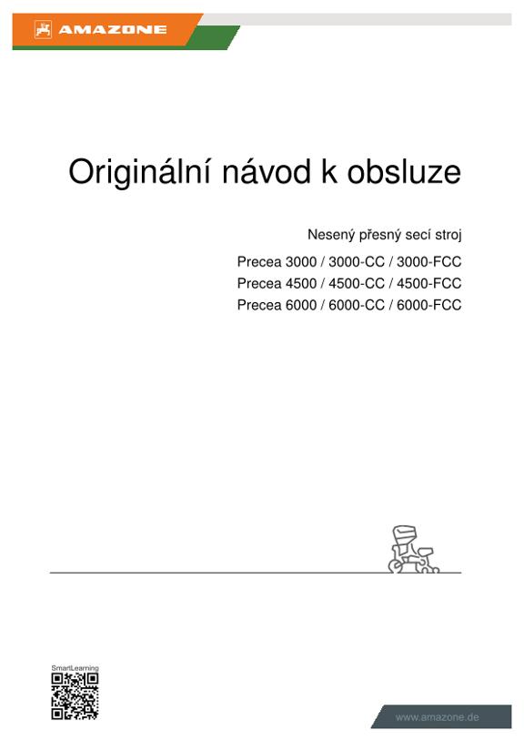 Návod na obsluhu PRECEA 3000/4500/6000/-CC/-FCC