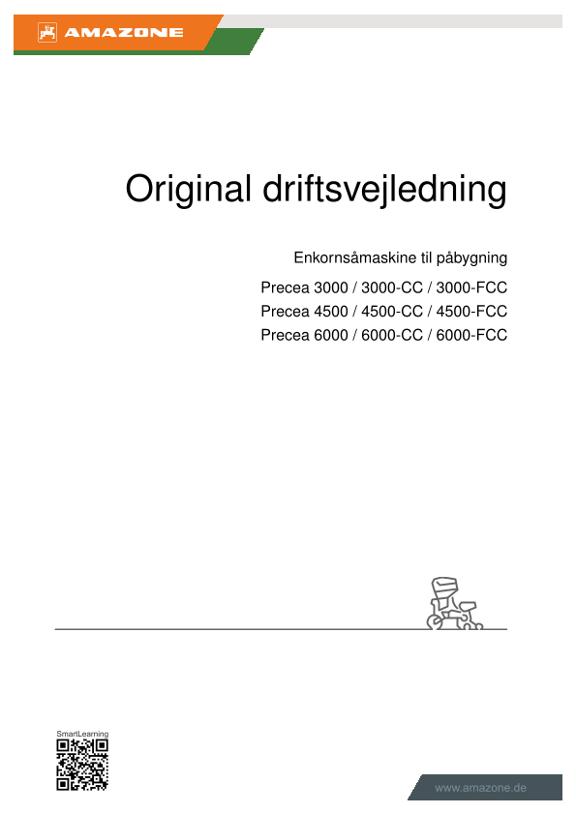 Brugsanvisning PRECEA 3000/4500/6000/-CC/-FCC
