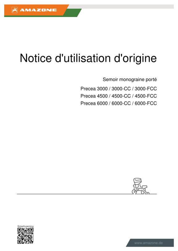 Notice d'utilisation PRECEA 3000/4500/6000/-CC/-FCC