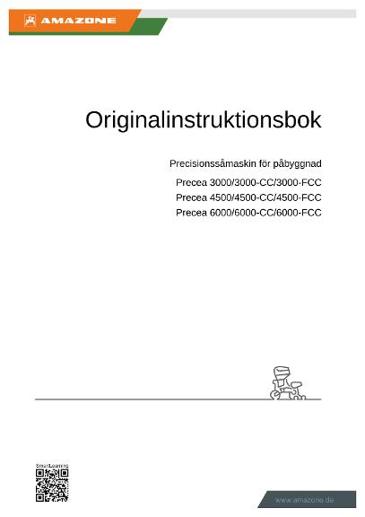 Monteringsanvisning PRECEA 3000/4500/6000/-CC/-FCC