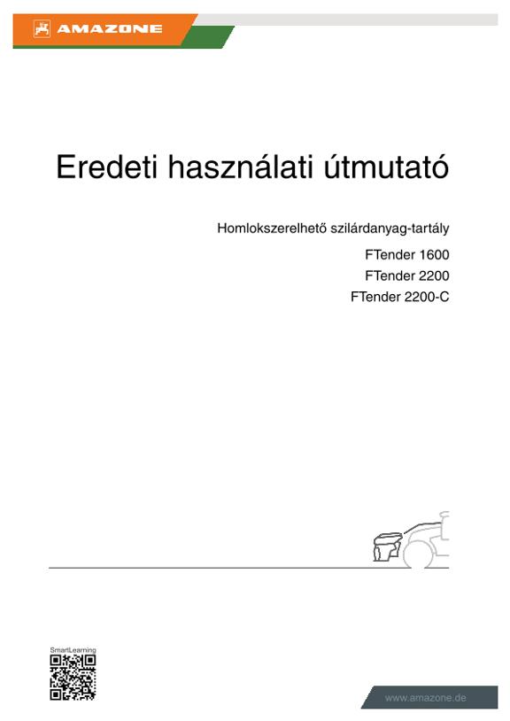 Kezelési útmutató FTENDER 1600 / 2200 / 2200-C