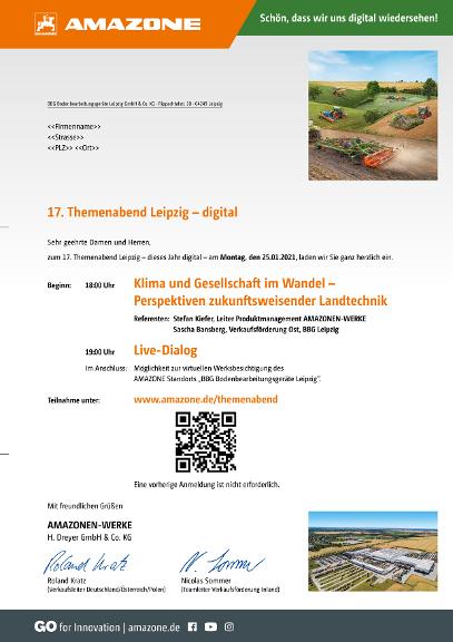 Mailing 17. Themenabend BBG Leipzig