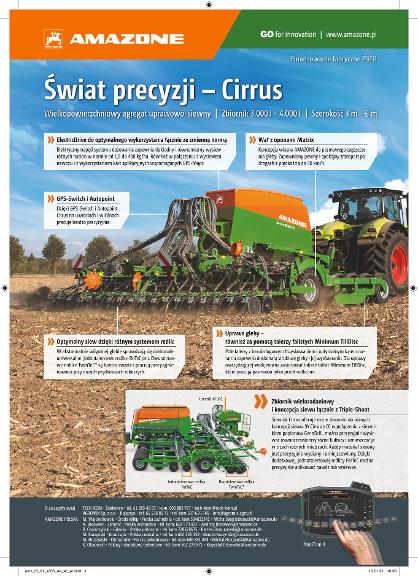 Anzeige „Świat precyzji – Cirrus”, A4, 4c, pl