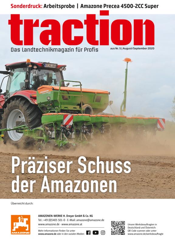 Arbeitsprobe Testbericht Precea 4500-2CC Super - traction Mai 2020
