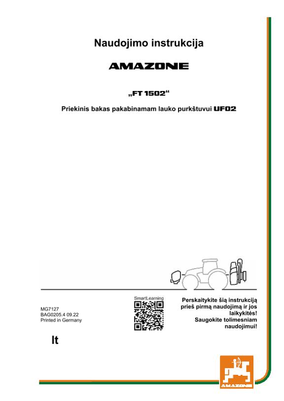 Naudojimo instrukcija FT1502