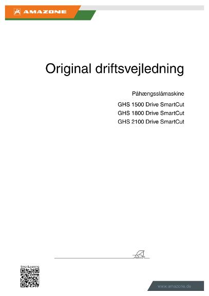 Brugsanvisning GHS Drive SmartCut