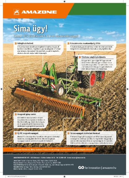 Anzeige „Sima ügy!“ – Catros+-2TS, A4, 4c, hu