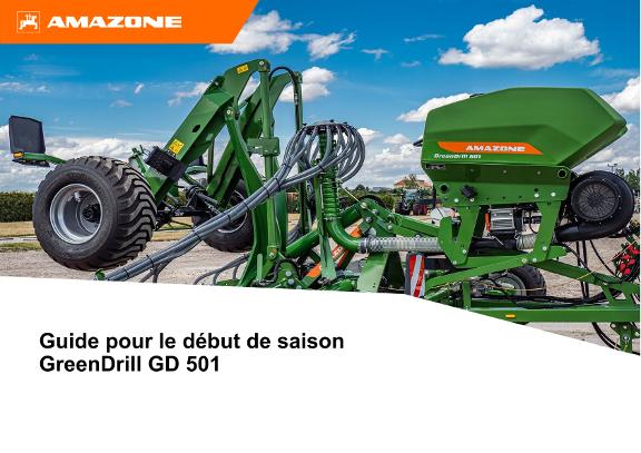 Guide pour le début de saison GreenDrill GD 501