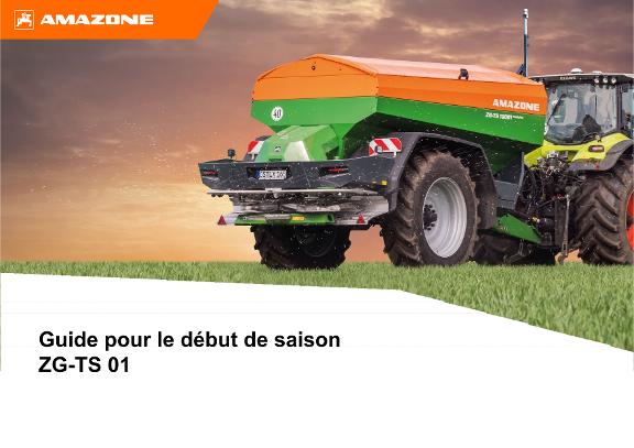 Guide pour le début de saison ZG-TS 01