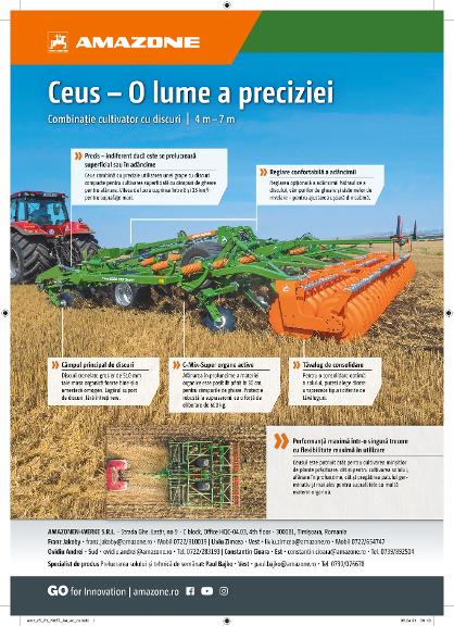 Anzeige "Ceus – O lume a preciziei", A4, 4c, ro