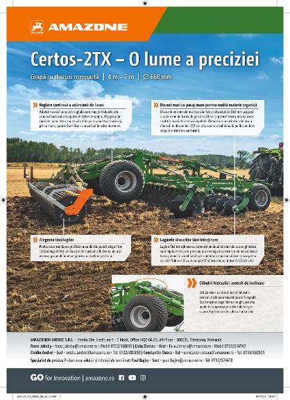 Anzeige "Certos-2TX – O lume a preciziei", A4, 4c, ro