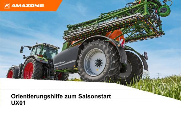 Orientierungshilfe zum Saisonstart UX01