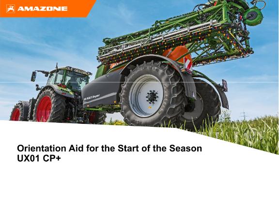 Orientation Aid for the Start of the Season UX01 CP+
