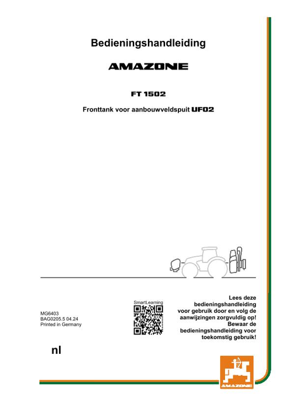 Bedieningshandleiding FT 1502 