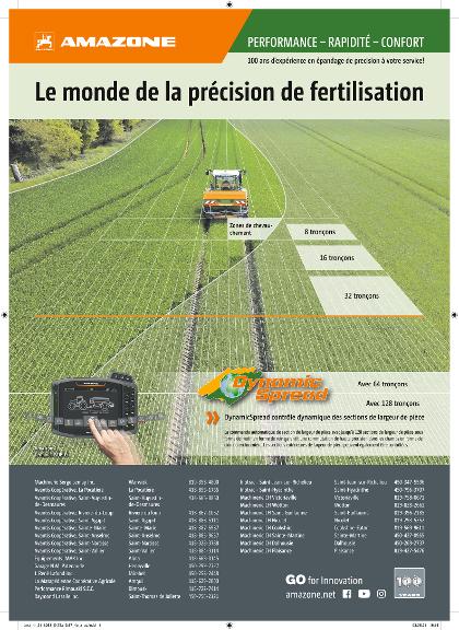 Afficher "Le monde de la précision de fertilisation", 9,75x13,67 Zoll, 4c, fr (Kanada), Z