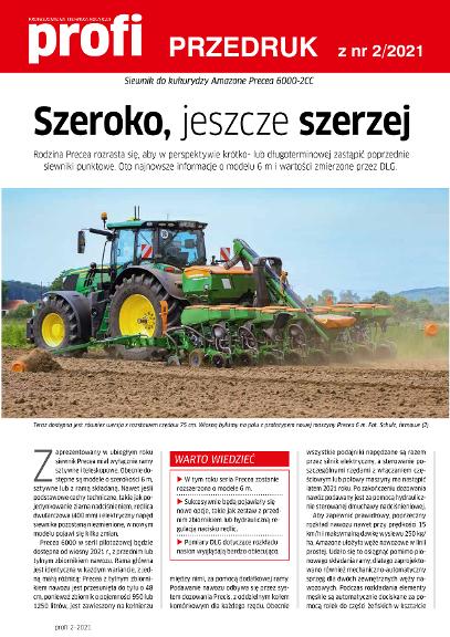 Amazone Precea 6000-2CC "Szeroko, jeszcze szerzej" - PRZEDRUK profi 02-2021