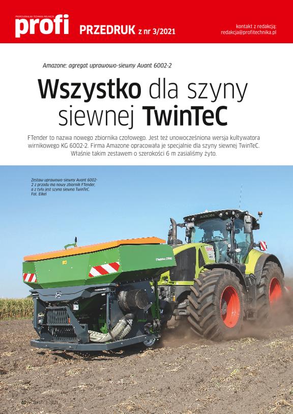 Amazone Avant 6002-2 "Wszystko dla szyny siewnej TwinTeC" - PRZEDRUK profi 03-2021