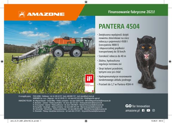 Anzeige "Finansowanie fabryczne 2021! - PANTERA 4504", 204x140, 4c, pl