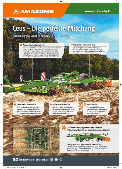 Anzeige "Ceus – Die perfekte Mischung", A4, 4c