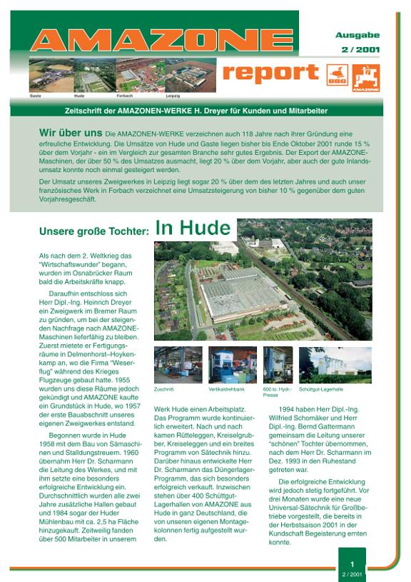 Amazone-Report 2001/02 - Nr. 02