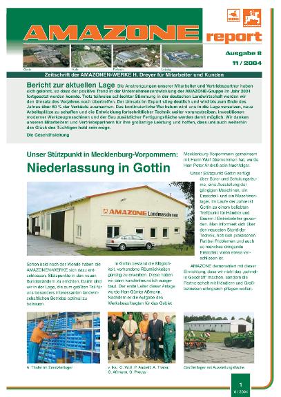 Amazone-Report 2004/11 - Nr. 08