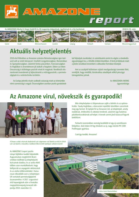 Amazone-Report 2018/02 - Nr. 36 (hu)