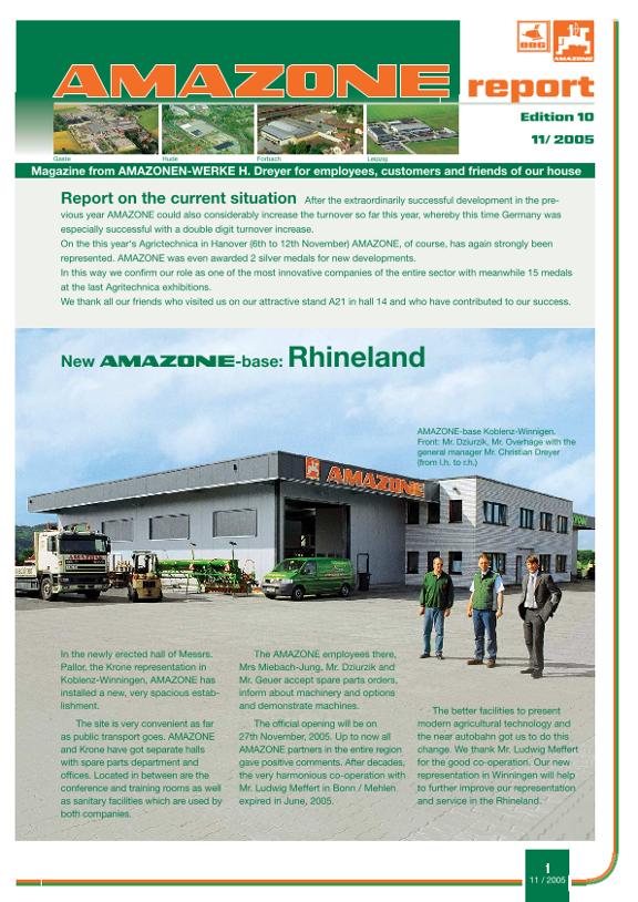 Amazone-Report 2005/11 - No. 10