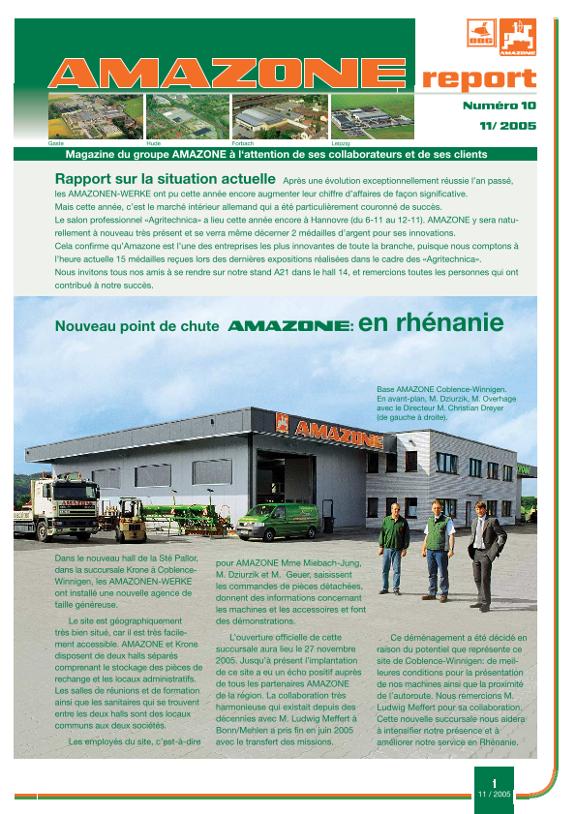 Amazone-Report 2005/11 - N° 10