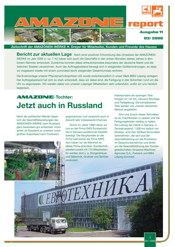 Amazone-Report 2006/03 - Nr. 11