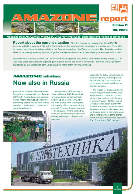 Amazone-Report 2006/03 - No. 11