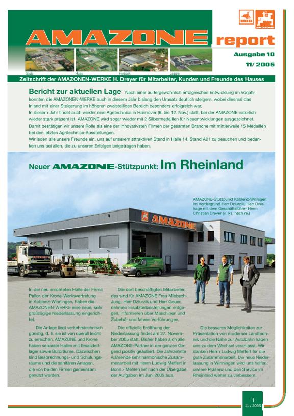 Amazone-Report 2005/11 - Nr. 10