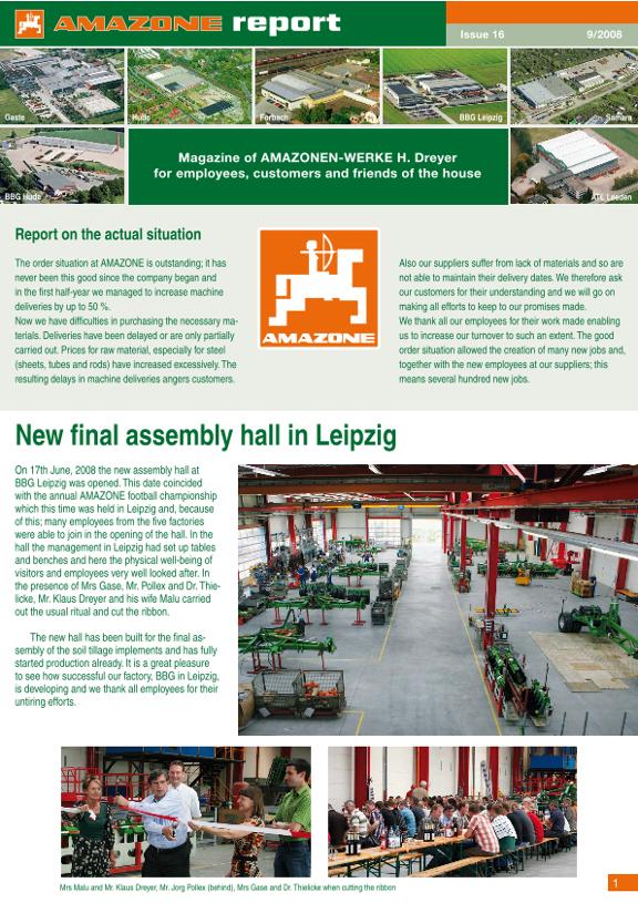 Amazone-Report 2008/09 - No. 16