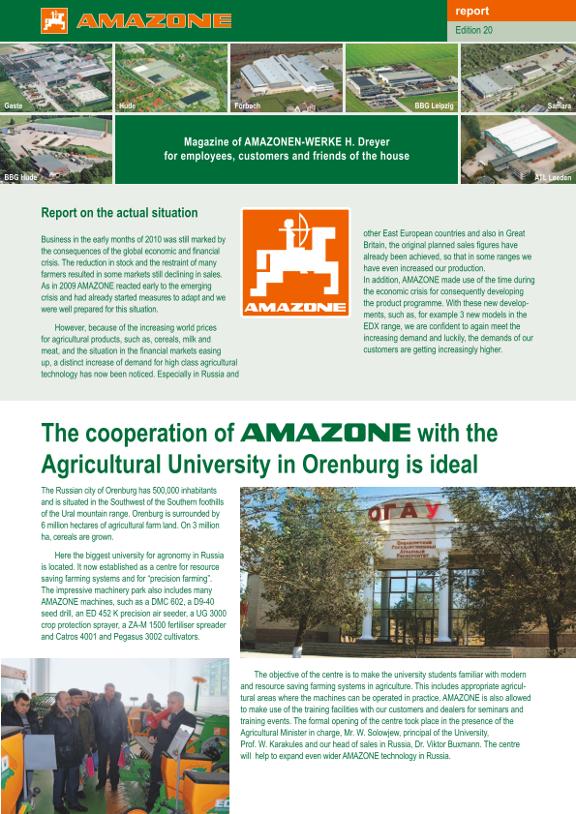 Amazone-Report 2010/11 - No. 20
