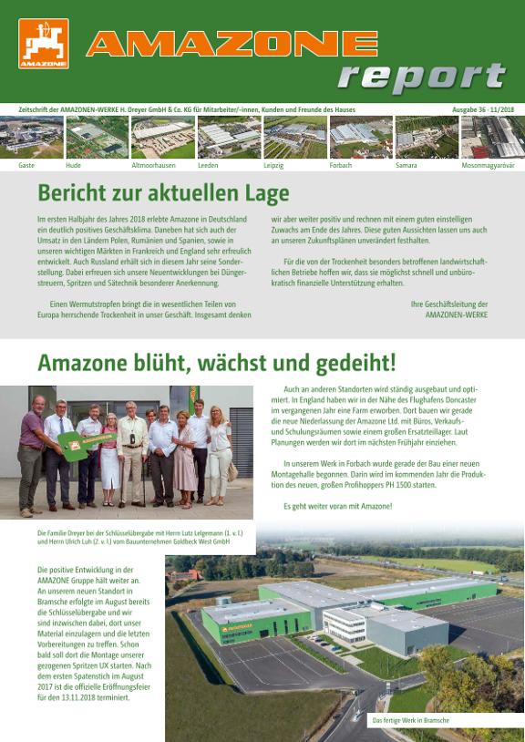 Amazone-Report 2018/02 - Nr. 36 (de) 