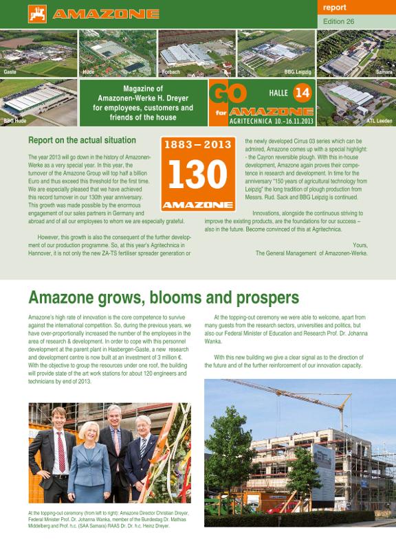 Amazone-Report 2013/02 - Nr. 26 (en)
