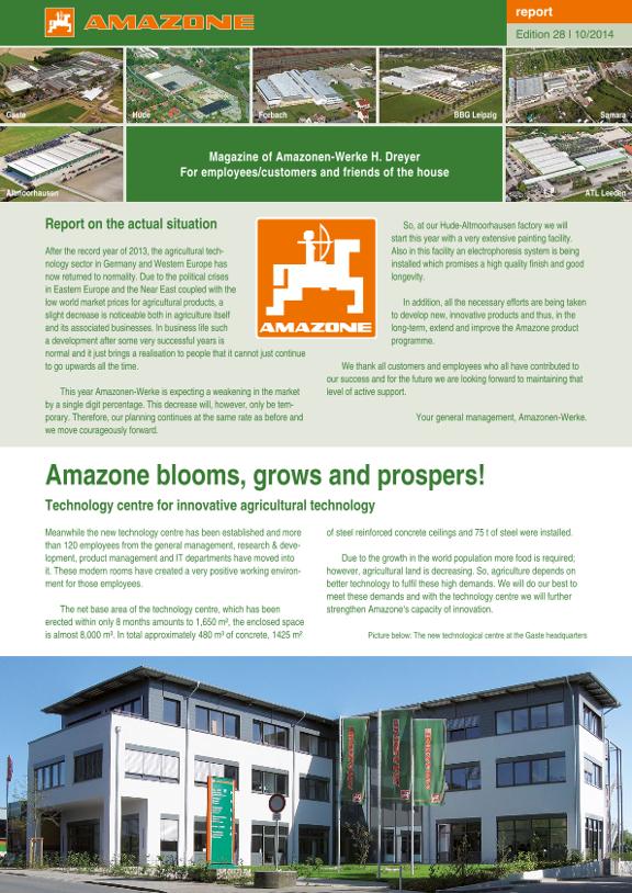 Amazone-Report 2014/02 - Nr. 28 (en)