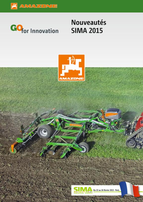 Brochure Nouveautés pour le SIMA 2015