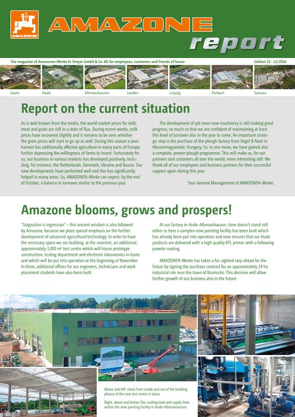 Amazone-Report 2016/02 - Nr. 32 (en)