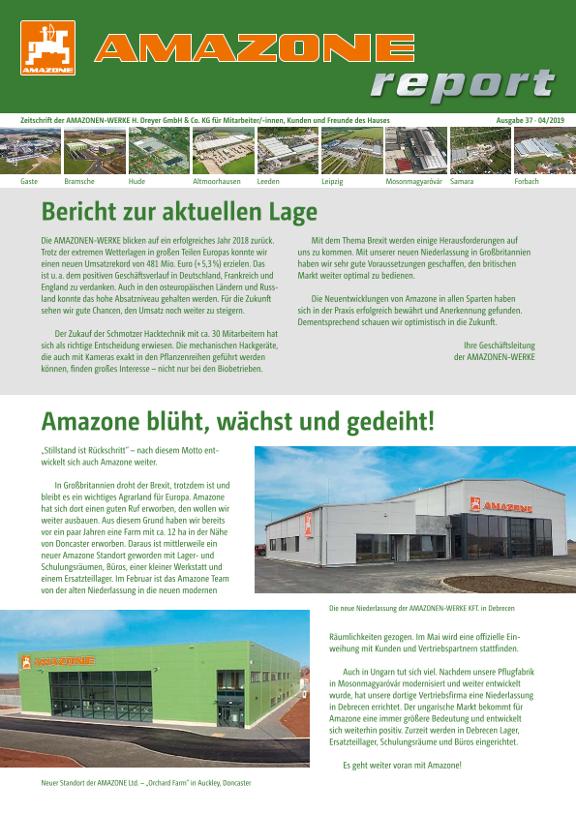 Amazone-Report 2019/01 - Nr. 37 (de) 