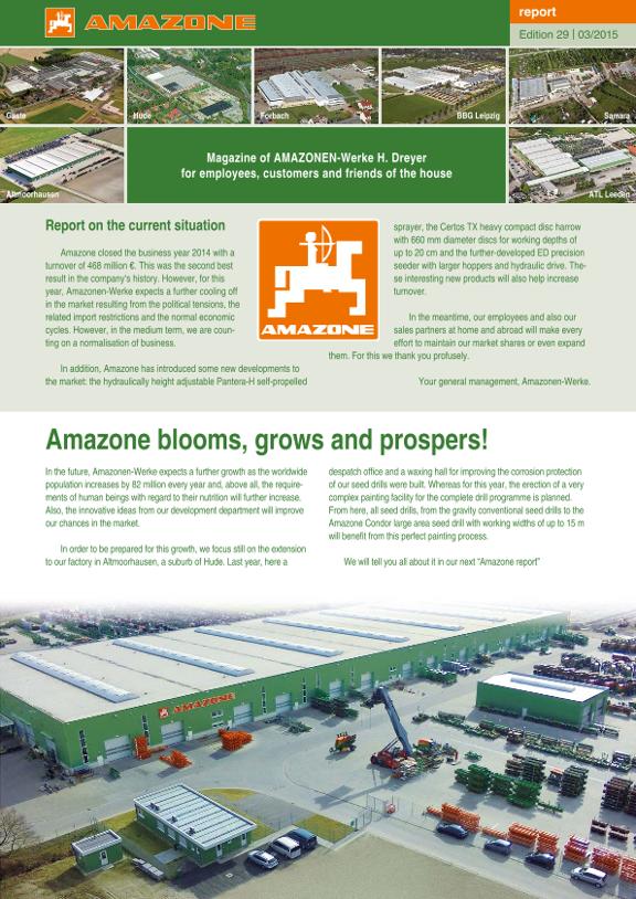 Amazone-Report 2015/01 - Nr. 29 (en)