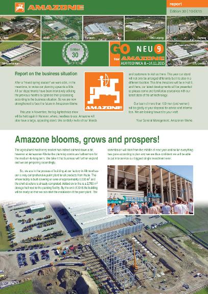 Amazone-Report 2015/02 - Nr. 30 (en)