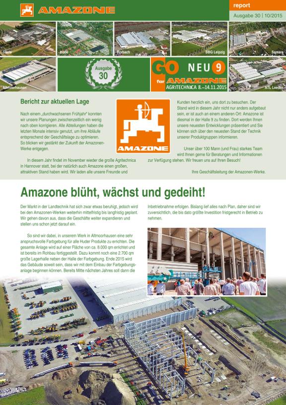 Amazone-Report 2015/02 - Nr. 30 (de) 