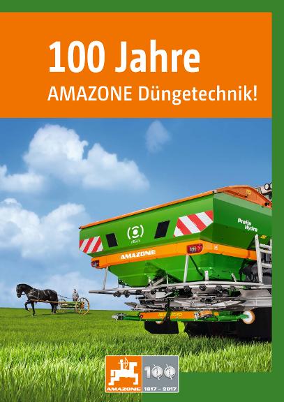 Prospekt 100 Jahre AMAZONE Düngetechnik
