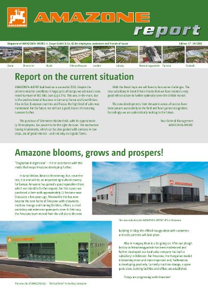Amazone-Report 2019/01 - Nr. 37 (en)