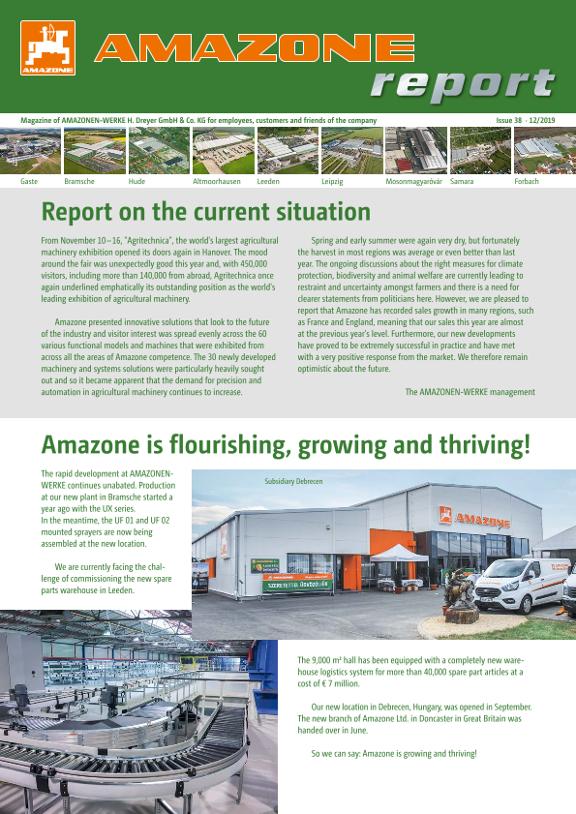 Amazone-Report 2019/02 - Nr. 38 (en)