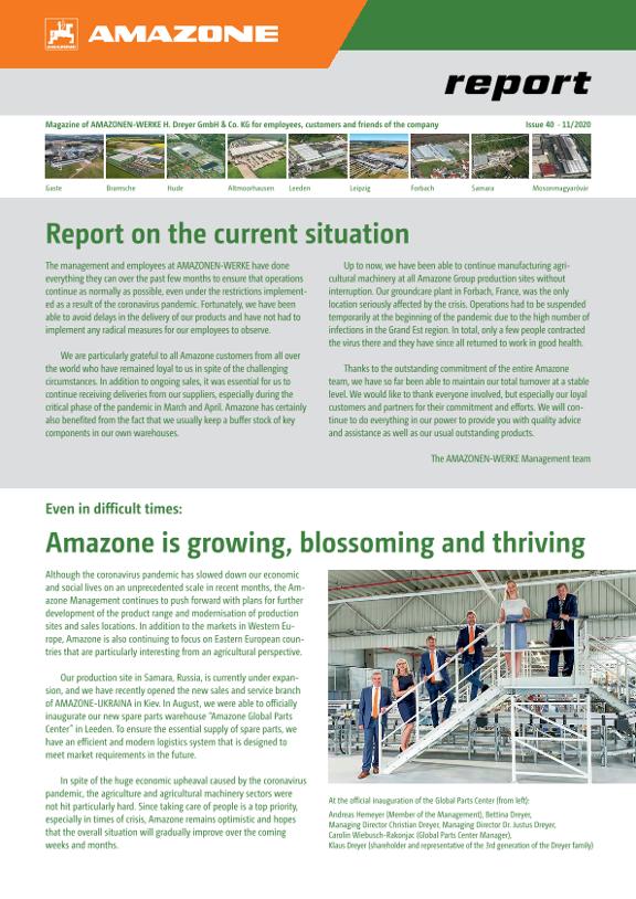 Amazone-Report 2020/02 - Nr. 40 (en)